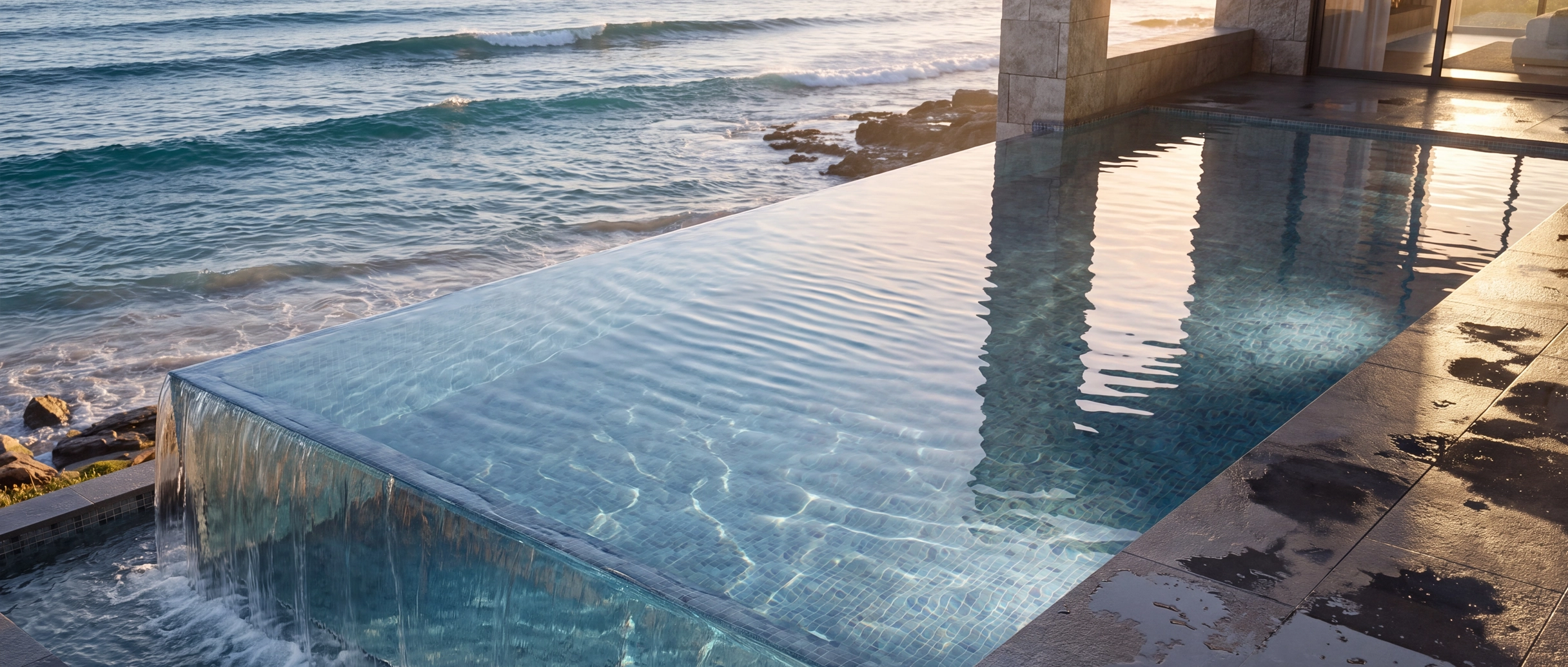 Finished image with physically believable water and reflections